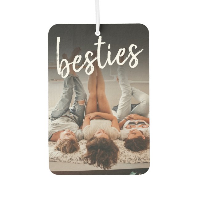 Désodorisant Pour Voiture Ajouter vos propres amis photo (Devant)