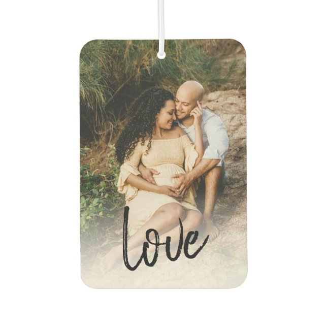 Désodorisant Pour Voiture Ajouter votre propre photo (Devant)