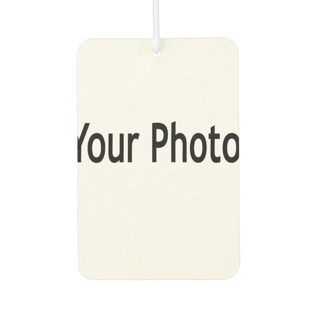 Désodorisant Pour Voiture Ajoutez votre photo à ce nettoyant à air (Devant)