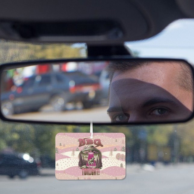 Désodorisant Pour Voiture Alien BBQ Enlèvement de vache Plaisanterie (Créateur téléchargé)