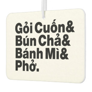 Désodorisant Pour Voiture Alimentation de rue vietnamienne