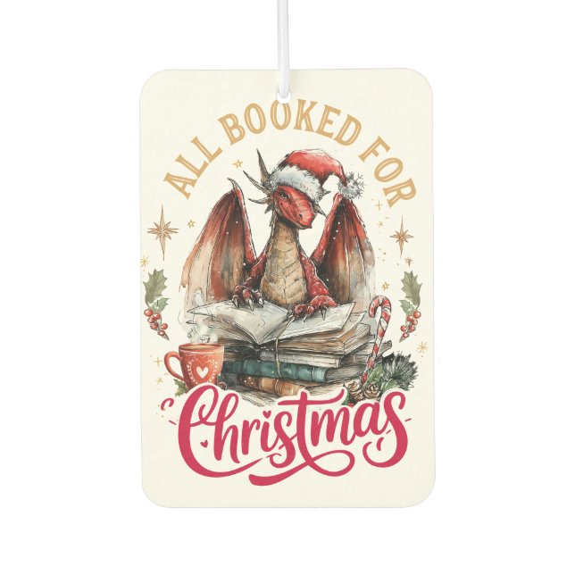 Désodorisant Pour Voiture All Booked for Christmas Dragon  (Devant)