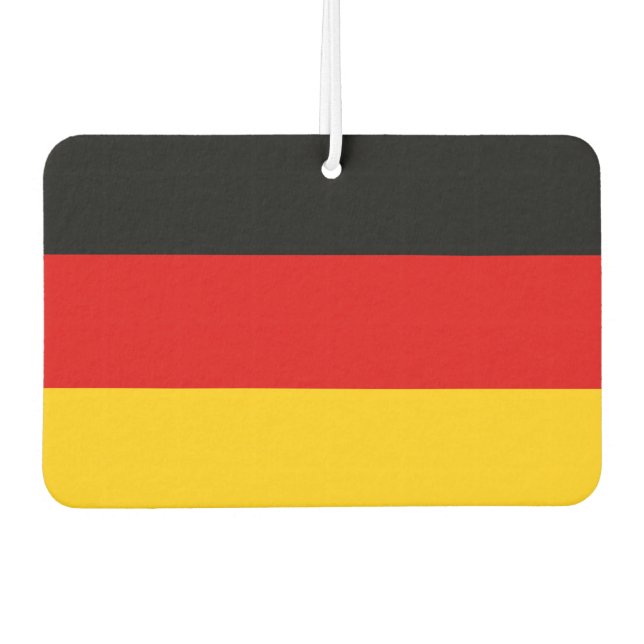Désodorisant Pour Voiture Allemagne Drapeau Deutschland Patriotique Allemagn (Devant)