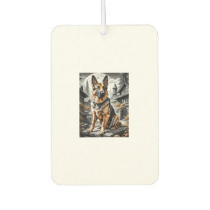 Désodorisant Pour Voiture Allemand Berger Chien Tête Portrait Amoureux des c