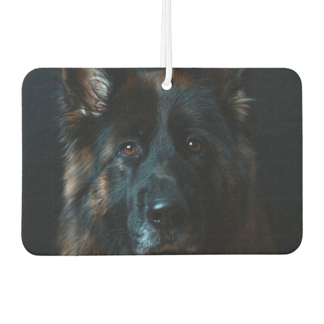 Désodorisant Pour Voiture Allemand Shepherd Car Air Freshener (Devant)