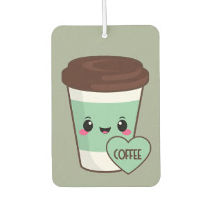 Désodorisant Pour Voiture Amant d'Emoji de café