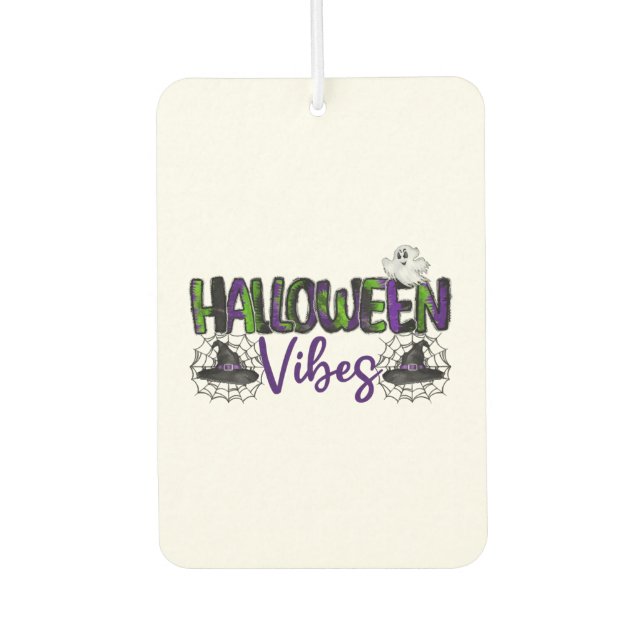 Désodorisant Pour Voiture Ambiance d'Halloween (Devant)