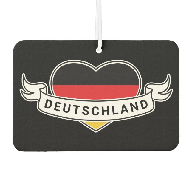 Désodorisant Pour Voiture Amour allemand (Devant)