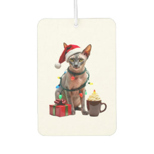 Désodorisant Pour Voiture Amoureux des animaux de compagnie Chat sphynx mign