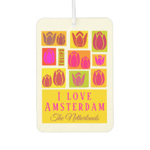Désodorisant Pour Voiture Amsterdam love tulip voiture taxi dirver Air Fresh