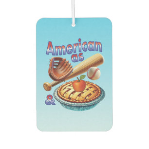 Désodorisant Pour Voiture Amusant américain comme Baseball & Pomme Pie