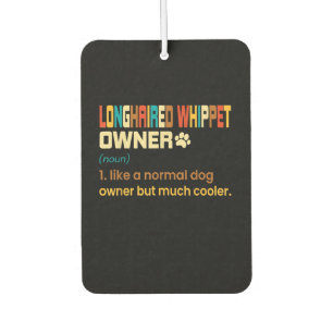 Désodorisant Pour Voiture Amusant LonghEI Whippet Vintage Retro Chien Maman 