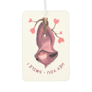 Désodorisant Pour Voiture Amusant Romantique Sloth Air Freshener Smile