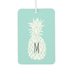 Désodorisant Pour Voiture ananas blanc monogramme