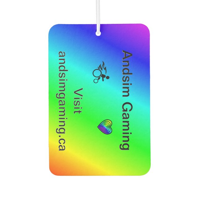 Désodorisant Pour Voiture Andsim Gaming  (Devant)