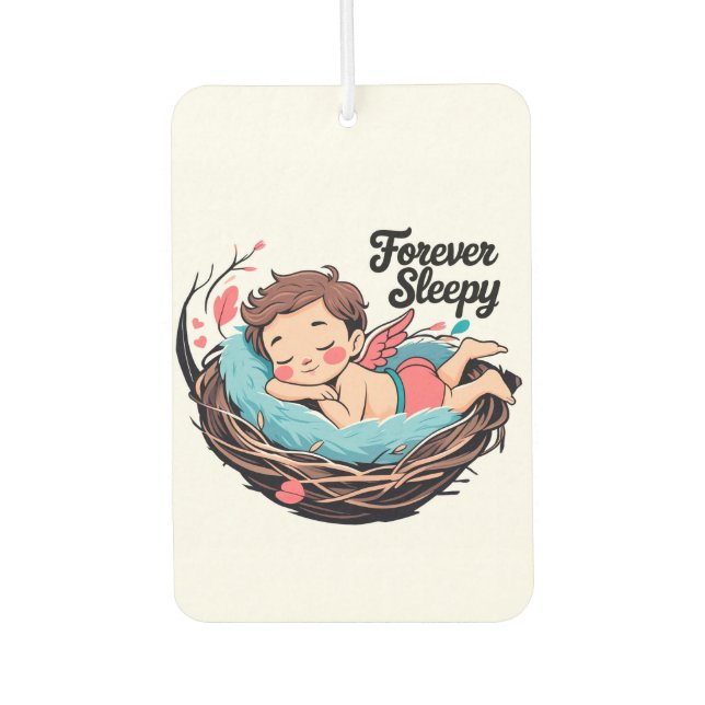 Désodorisant Pour Voiture Ange-Forever endormi (Devant)