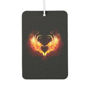 Désodorisant Pour Voiture Angel Fire Heart with Wings