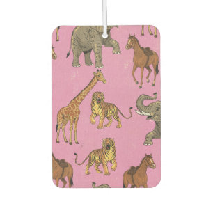 Désodorisant Pour Voiture Animaux de zoo vintage