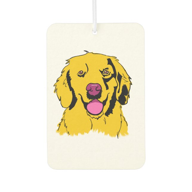 Désodorisant Pour Voiture Animaux Labrador Chien Voiture Air Freshener (Devant)