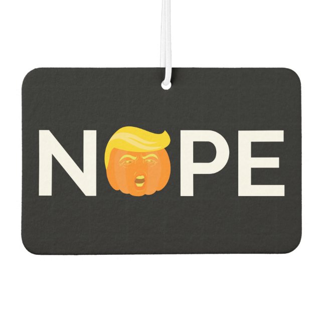 Désodorisant Pour Voiture Anti-Trump - Nope Halloween Edition I (Devant)