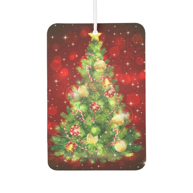 Désodorisant Pour Voiture Arbre de Noël Air Freshener (Devant)