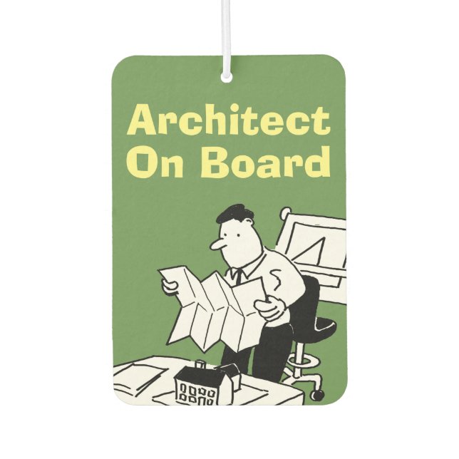 Désodorisant Pour Voiture Architecte à bord (Devant)