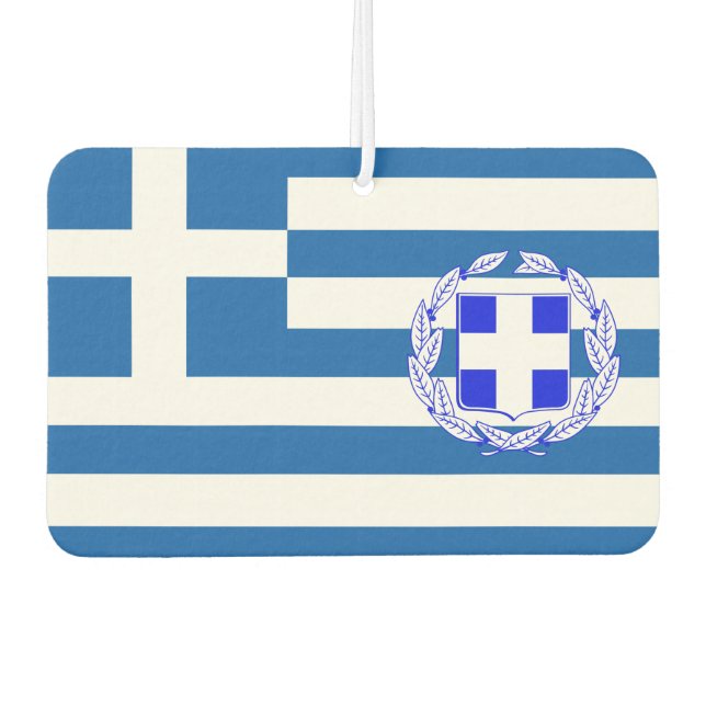 Désodorisant Pour Voiture Armoiries de la Grèce (Devant)