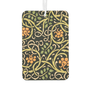 Désodorisant Pour Voiture Arts et artisanat vintage motif floral Roycroft