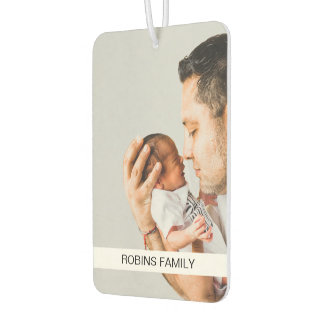 Désodorisant Pour Voiture Autocollante personnalisée de la famille des deux 