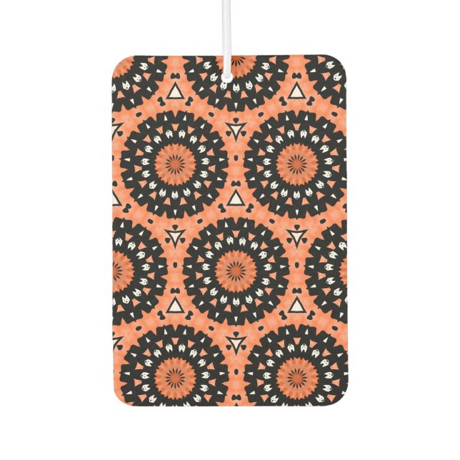 Désodorisant Pour Voiture Automne Westie Floral (Devant)