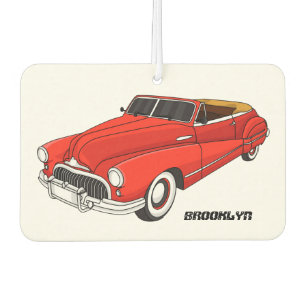 Désodorisant Pour Voiture Automobile classique rouge 1948