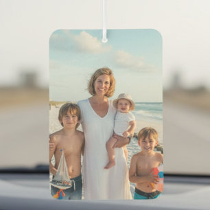 Désodorisant pour voiture avec photo personnalisée