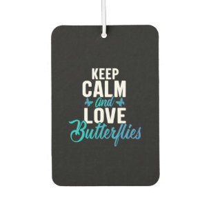 Désodorisant Pour Voiture Babfly Keep Calm and Love Butterfly