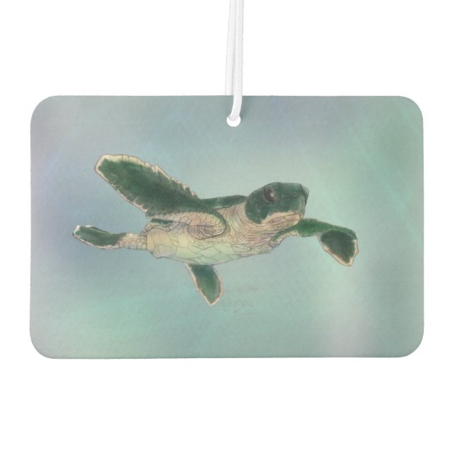 Désodorisant Pour Voiture Baby sea Turtle (Dos)