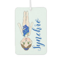 Baignade synchronisée Bleue Synchro nageuse fille