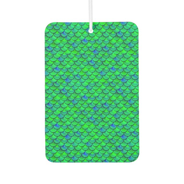 Désodorisant Pour Voiture Balances bleues vertes (Devant)