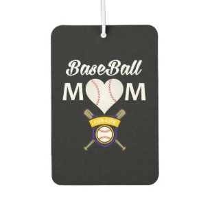 Désodorisant Pour Voiture BaseBall Maman Chemise BaseBall Coeur Pour La Vie