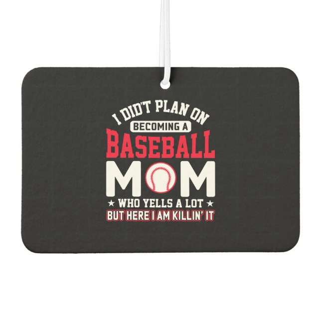 DÉSODORISANT POUR VOITURE BASEBALL MOM TSHIRT (Devant)