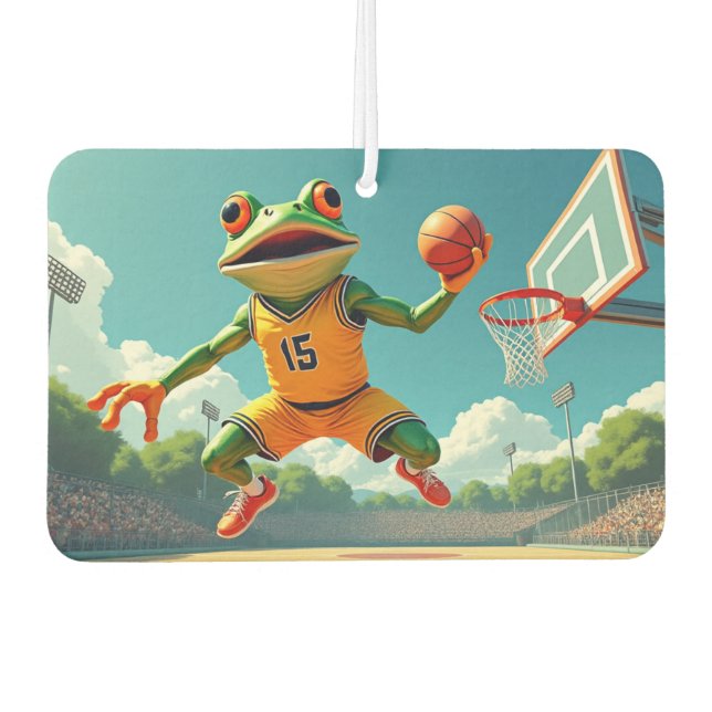 Désodorisant Pour Voiture Basketball Frog voiture désosseuse air (Devant)