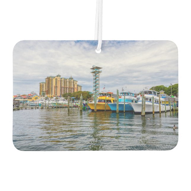 Désodorisant Pour Voiture Bateaux Stationnés Destin Floride Port Diffuseur d (Dos)