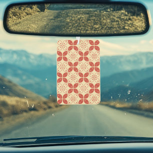 Désodorisant Pour Voiture Batik Kawung, Motif indonésien, javanais, ethnique