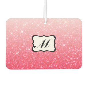 Désodorisant Pour Voiture Beau rose Monogramme