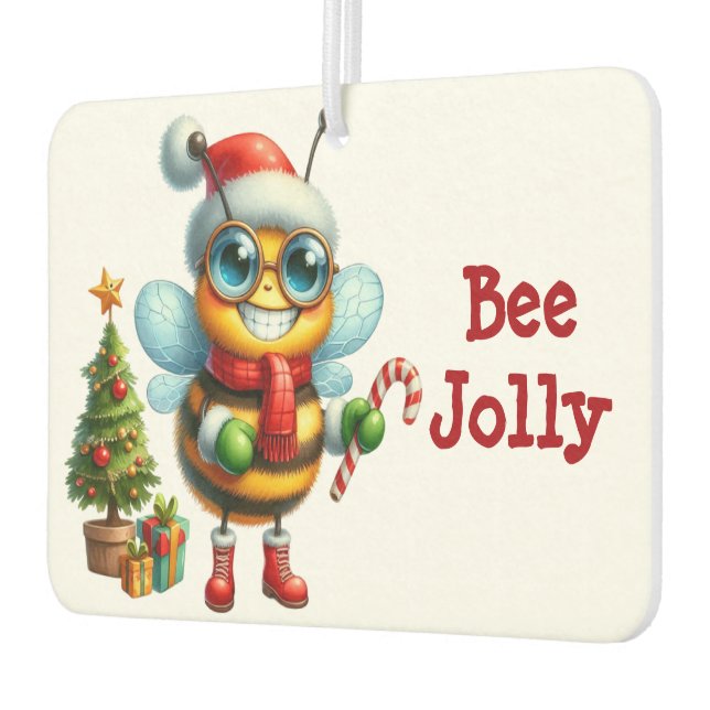 Désodorisant Pour Voiture Bee Jolly Noël rire abeille (Gauche)