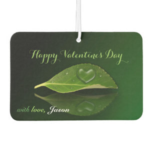 Désodorisant Pour Voiture Belle gouttelette d'eau en forme de coeur sur la f