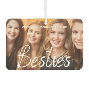 Désodorisant Pour Voiture Besoins Meilleurs amis Noms personnalisés Photo