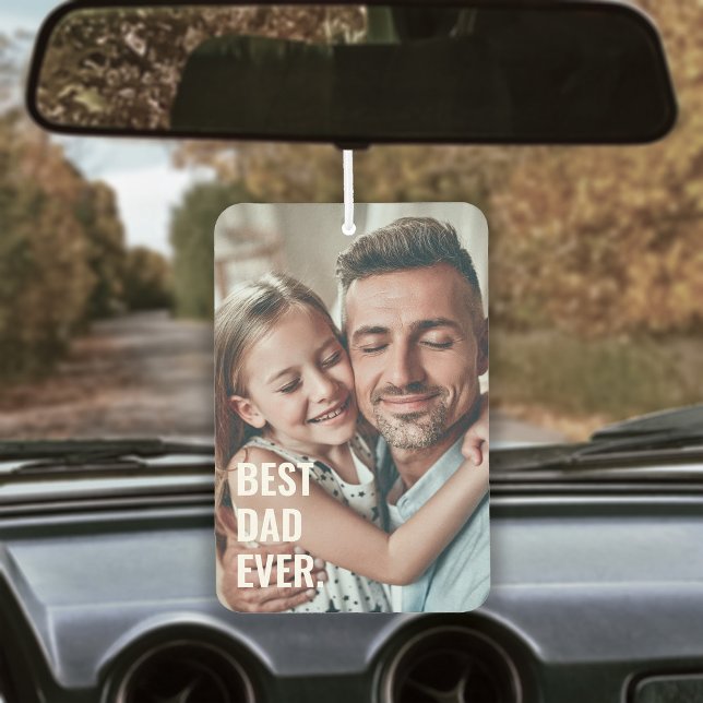 Désodorisant Pour Voiture Best Dad Ever Photo Air Freshener (Best Dad Ever Photo Air Freshener)