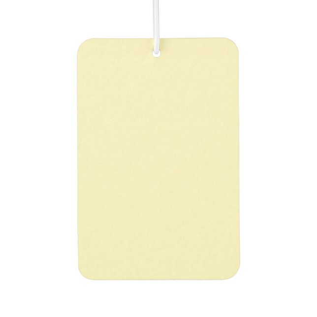 Désodorisant Pour Voiture Beurre jaune uni (Devant)