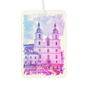 Désodorisant Pour Voiture Biélorussie Minsk Architecture Voiture Air Freshen