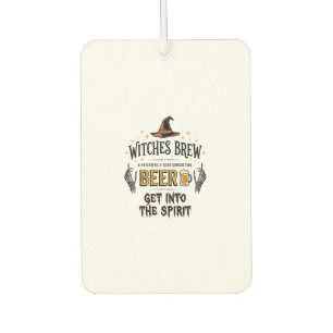 Désodorisant Pour Voiture Bières Halloween Hocus Pocus Drôle Vintage_1