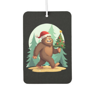 Désodorisant Pour Voiture Bigfoot Christmas Tree Santa Hat (2)